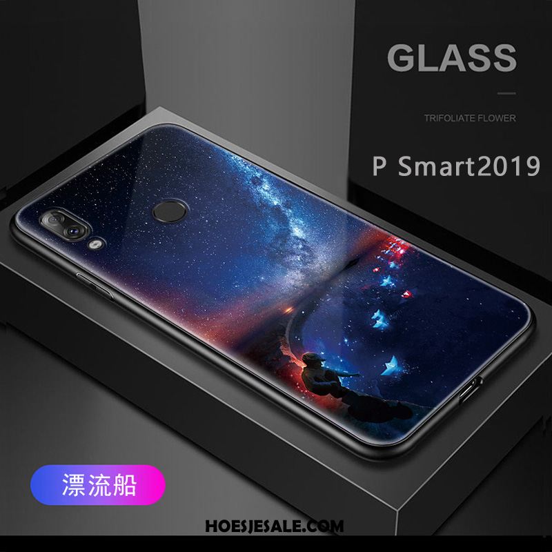 Huawei P Smart 2019 Hoesje Siliconen Trend Patroon Schrobben Bescherming Korting