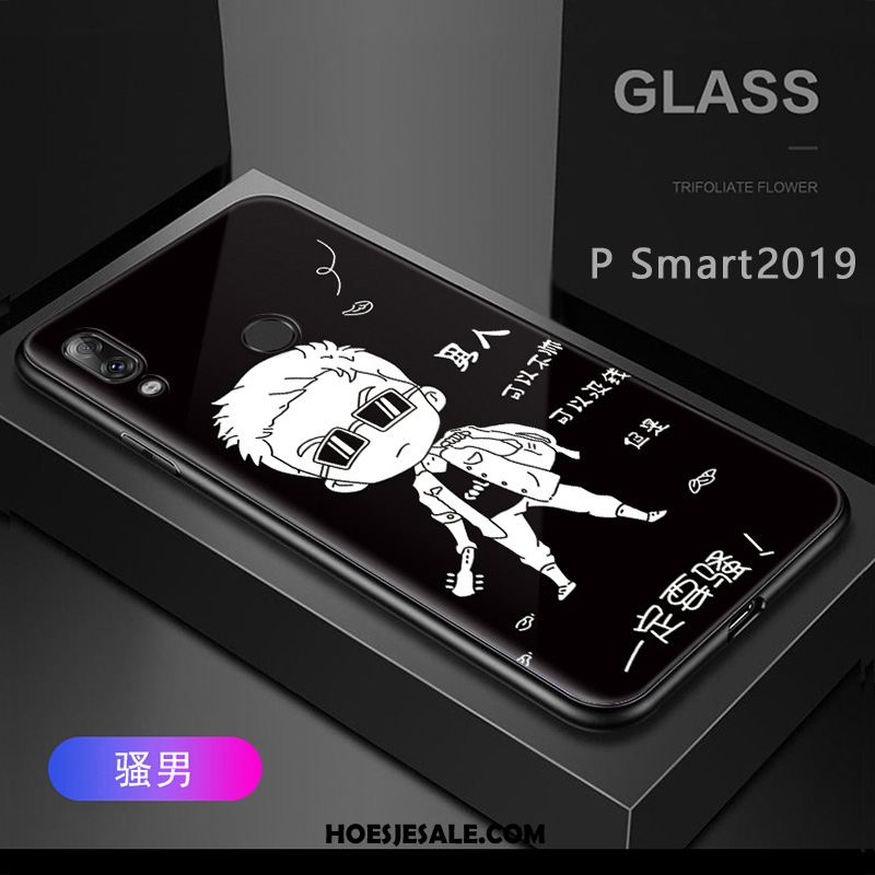 Huawei P Smart 2019 Hoesje Siliconen Trend Patroon Schrobben Bescherming Korting