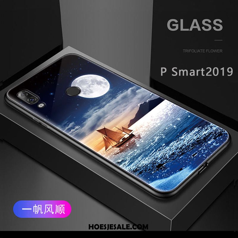 Huawei P Smart 2019 Hoesje Siliconen Trend Patroon Schrobben Bescherming Korting