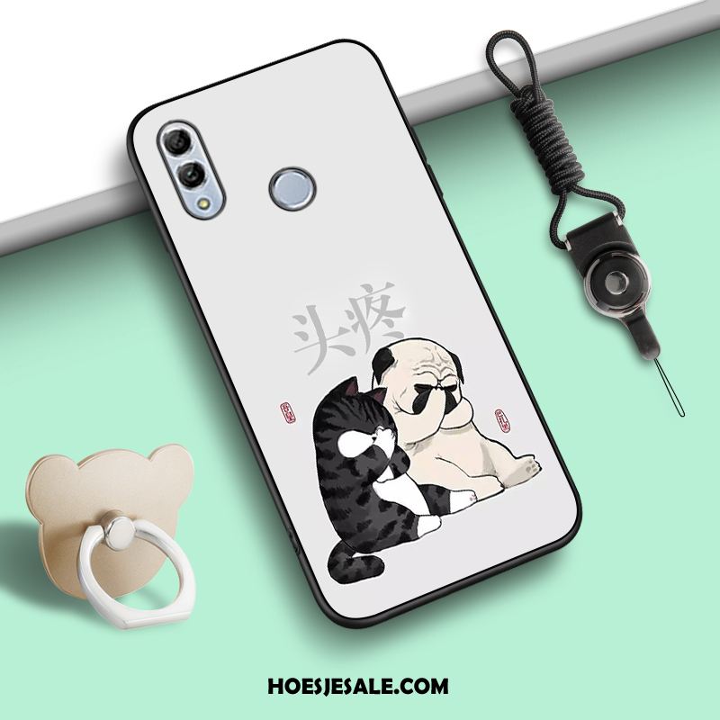 Huawei P Smart 2019 Hoesje Spotprent Trend Zacht Anti-fall Hanger Sale