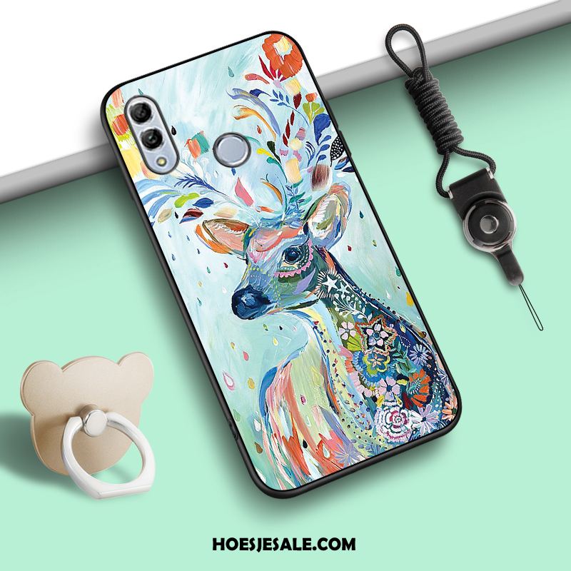 Huawei P Smart 2019 Hoesje Spotprent Trend Zacht Anti-fall Hanger Sale
