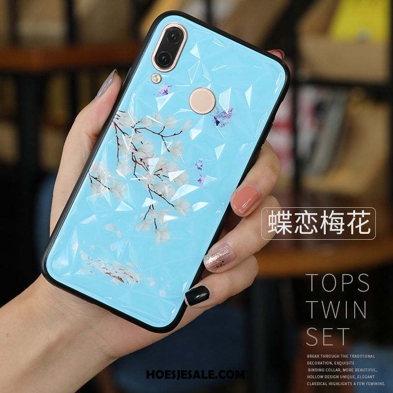 Huawei P Smart 2019 Hoesje Trend Blauw Anti-fall Bescherming Mobiele Telefoon Goedkoop