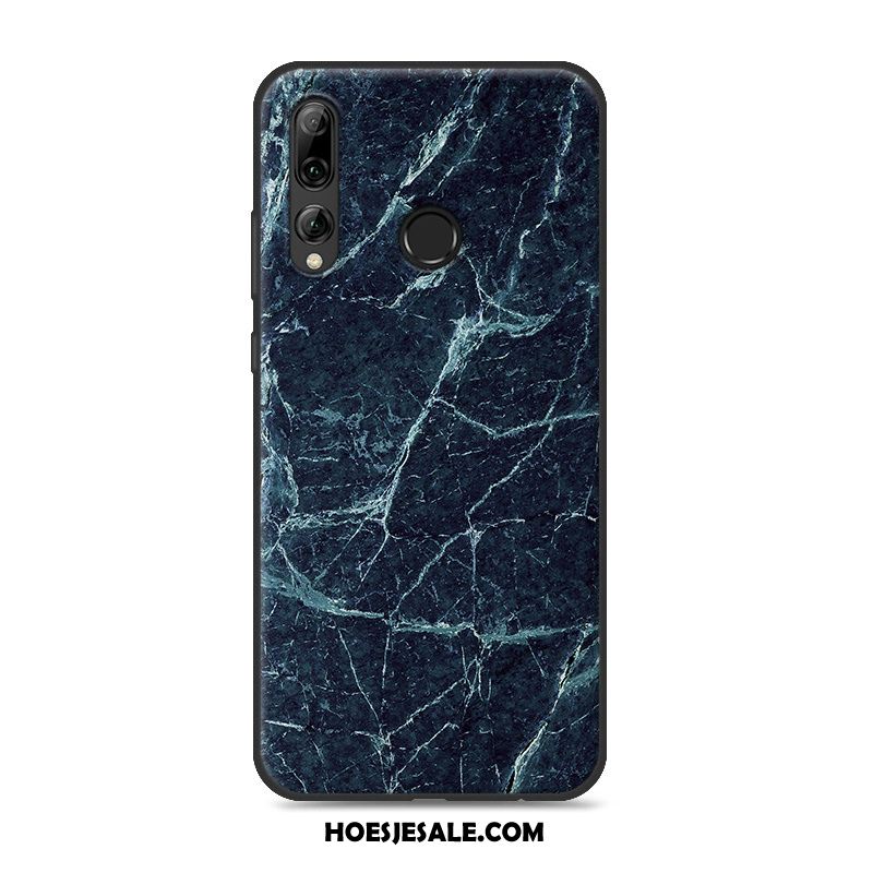 Huawei P Smart+ 2019 Hoesje Trendy Merk Hanger Hoes Houtnerf Anti-fall Goedkoop