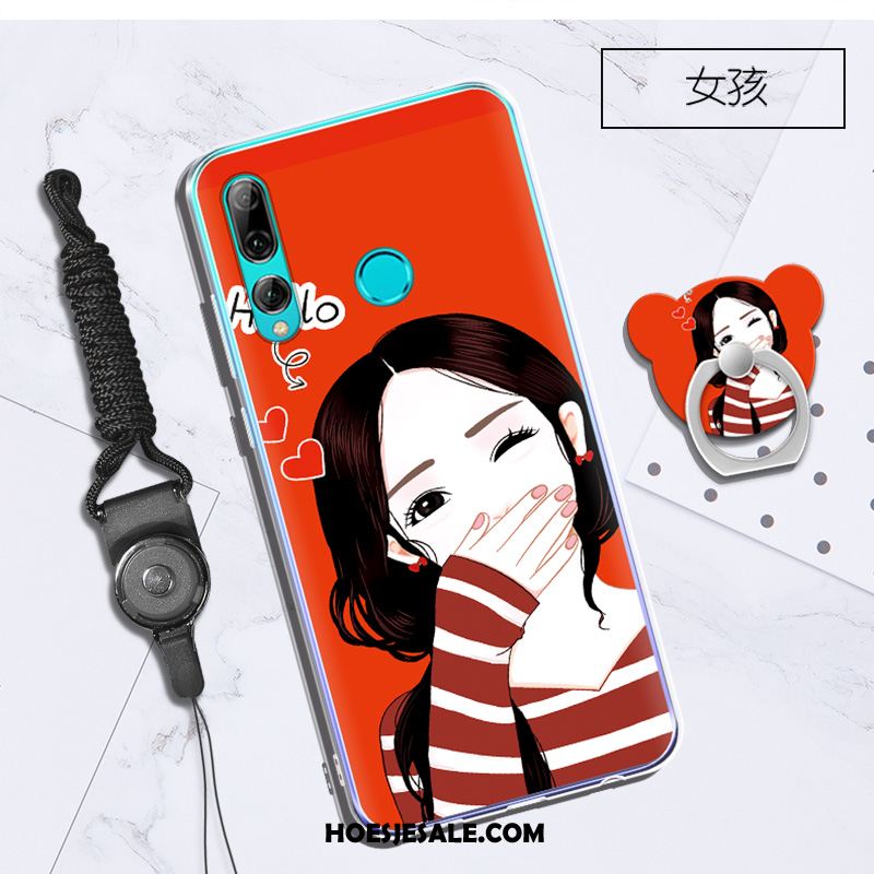 Huawei P Smart+ 2019 Hoesje Wit Trend Zacht Ondersteuning Mobiele Telefoon Kopen