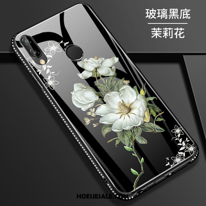 Huawei P Smart+ Hoesje Anti-fall Bloemen Hoes Zacht All Inclusive Kopen