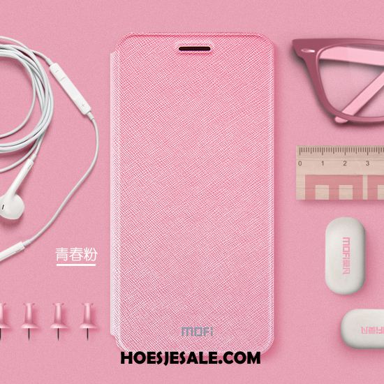 Huawei P Smart+ Hoesje Anti-fall Trendy Merk Leren Etui Eenvoudige All Inclusive Sale