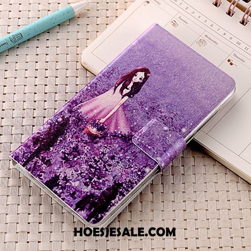 Huawei P Smart Hoesje Bescherming Leren Etui Anti-fall Siliconen Hoes Korting