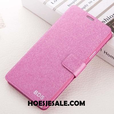 Huawei P Smart Hoesje Bescherming Leren Etui Mobiele Telefoon Wit Folio Sale