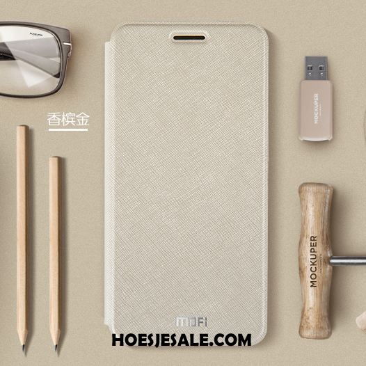 Huawei P Smart Hoesje Clamshell Anti-fall Leren Etui Trend Hoes Online