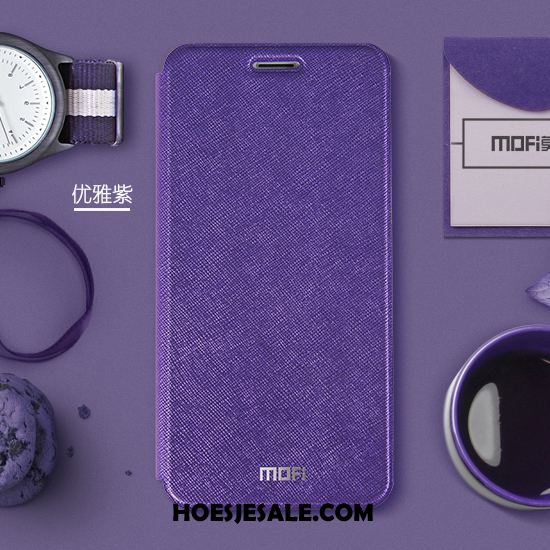 Huawei P Smart Hoesje Clamshell Anti-fall Leren Etui Trend Hoes Online