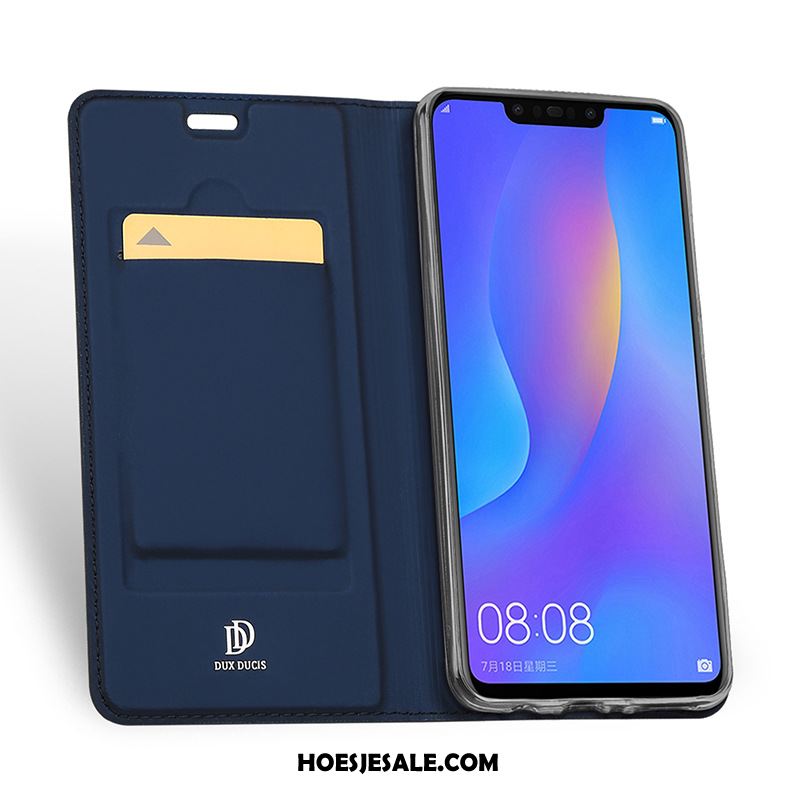 Huawei P Smart+ Hoesje Folio Mobiele Telefoon Rose Goud Bescherming Anti-fall Sale