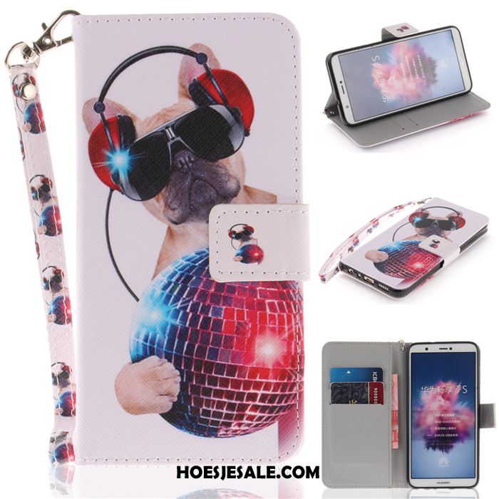 Huawei P Smart+ Hoesje Hanger Mobiele Telefoon Geschilderd Roze All Inclusive