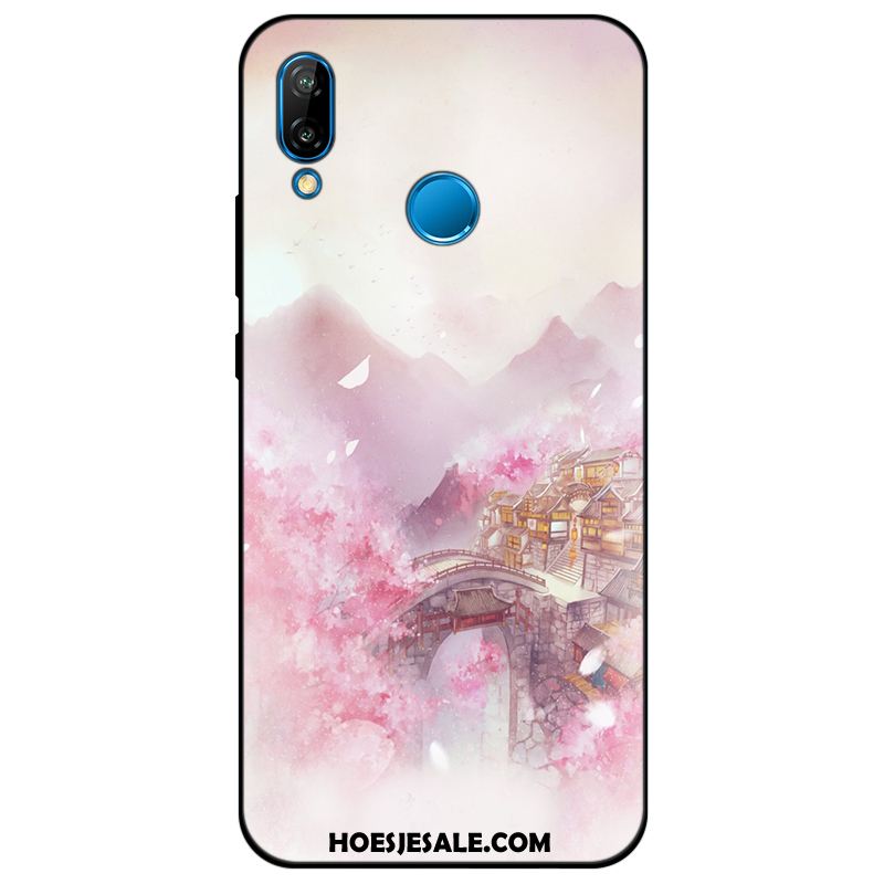 Huawei P Smart+ Hoesje Hoes Blauw Mobiele Telefoon Vers Trend Aanbiedingen