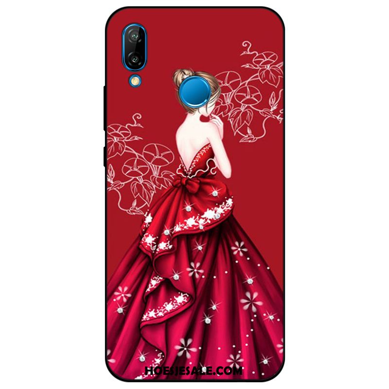 Huawei P Smart+ Hoesje Hoes Blauw Mobiele Telefoon Vers Trend Aanbiedingen