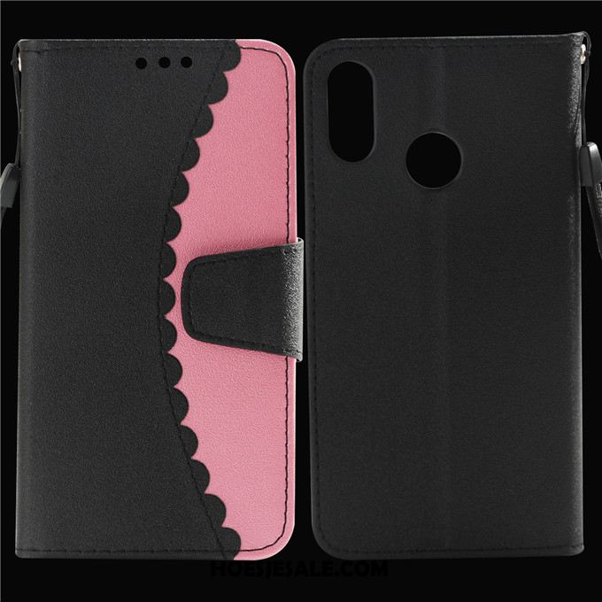 Huawei P Smart+ Hoesje Leren Etui Anti-fall Purper Bescherming Mobiele Telefoon Kopen