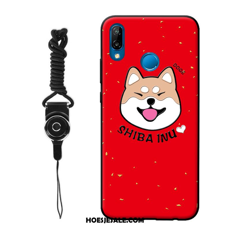 Huawei P Smart+ Hoesje Lovers Vreugdevol Mobiele Telefoon Hond Spotprent Aanbiedingen