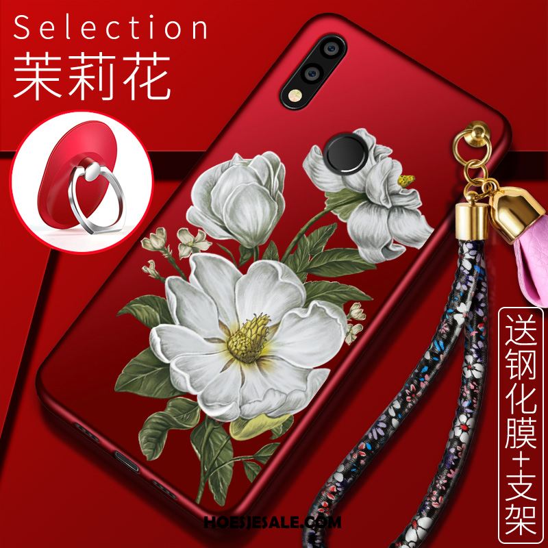 Huawei P Smart+ Hoesje Mobiele Telefoon Mode Rood Bescherming Nieuw Kopen