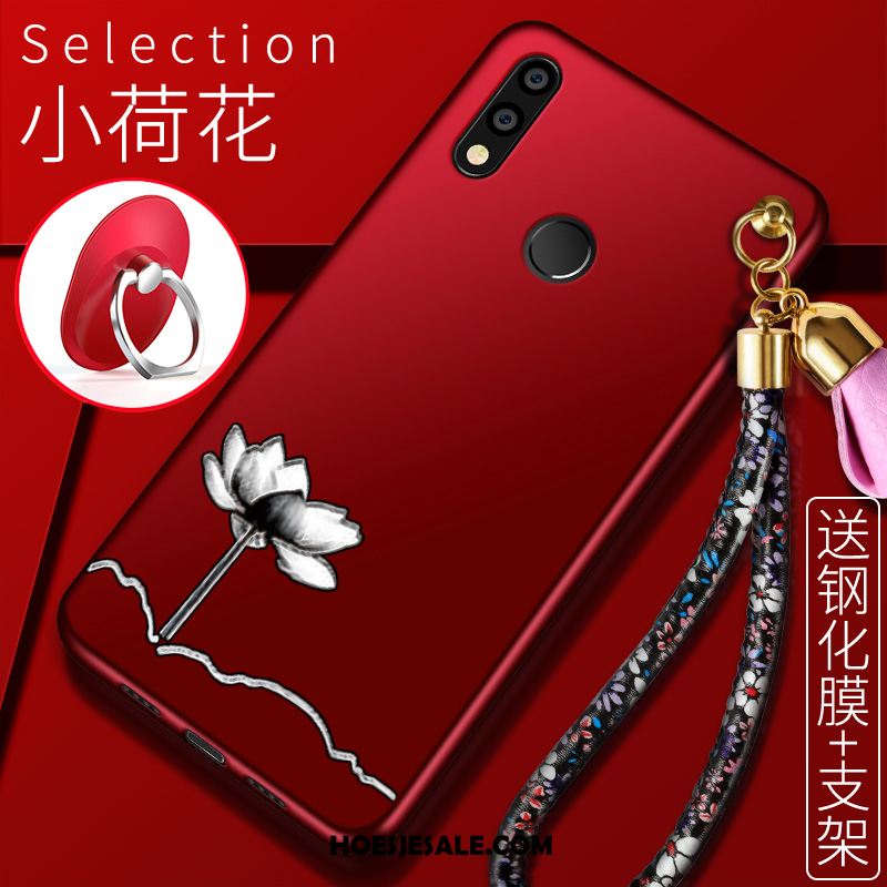 Huawei P Smart+ Hoesje Mobiele Telefoon Mode Rood Bescherming Nieuw Kopen