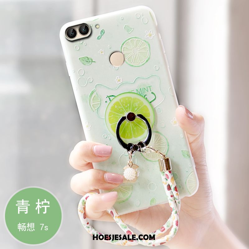 Huawei P Smart Hoesje Mobiele Telefoon Zacht Trend Roze Bescherming Goedkoop