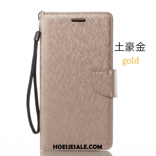 Huawei P Smart+ Hoesje Portemonnee Goud Folio Bedrijf Vouw Kopen