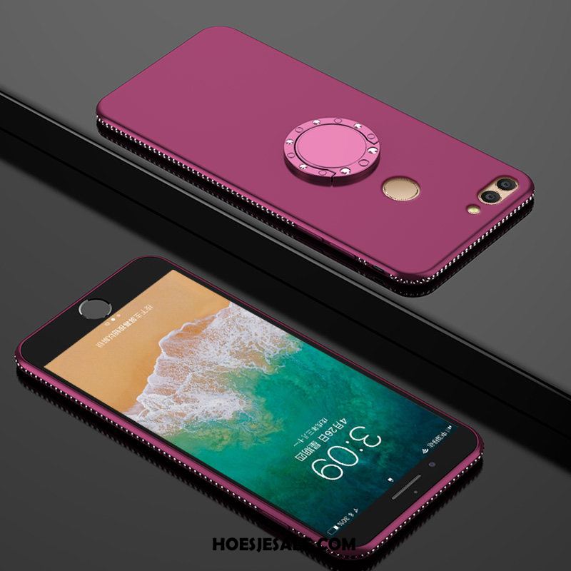 Huawei P Smart Hoesje Purper Bescherming Schrobben Anti-fall Trend Sale