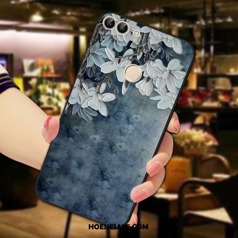 Huawei P Smart Hoesje Reliëf Hoes Anti-fall Bloemblaadjes Mobiele Telefoon Sale