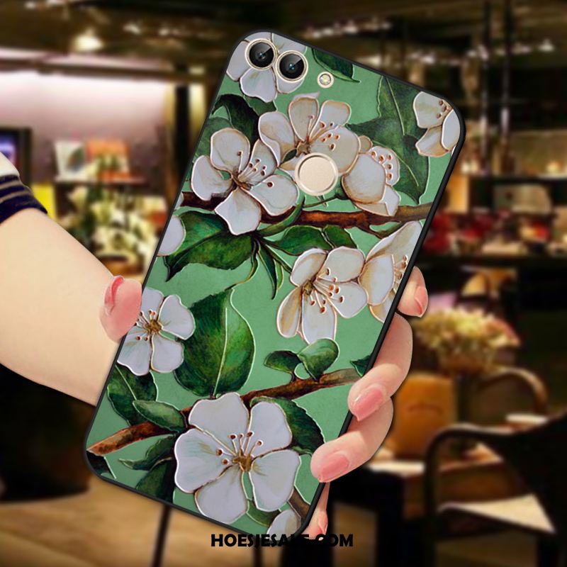 Huawei P Smart Hoesje Reliëf Hoes Anti-fall Bloemblaadjes Mobiele Telefoon Sale