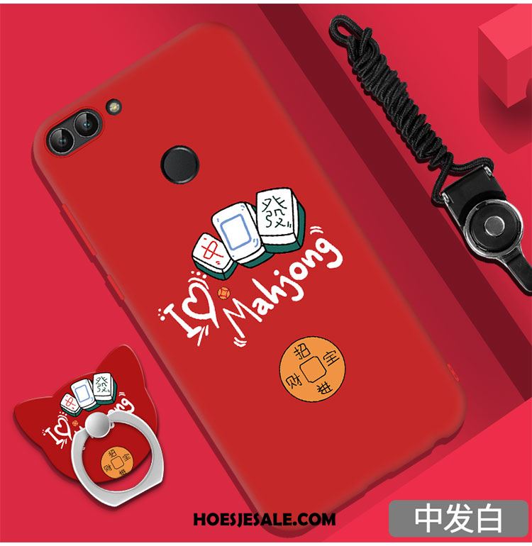 Huawei P Smart Hoesje Spotprent Ring Geel Mobiele Telefoon Zacht Kopen