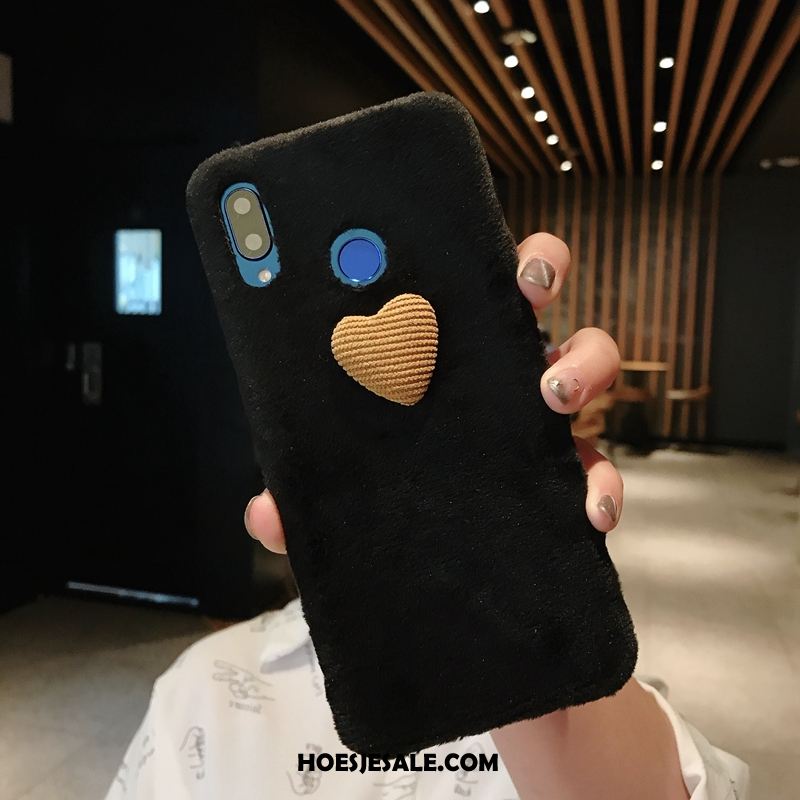 Huawei P Smart+ Hoesje Tas Liefde Effen Kleur Nieuw Scheppend Korting