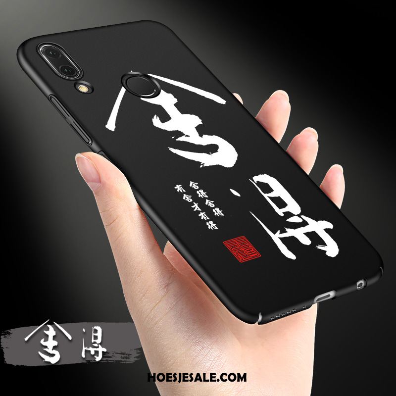 Huawei P Smart+ Hoesje Trend Zwart Mobiele Telefoon Bescherming Dun Winkel