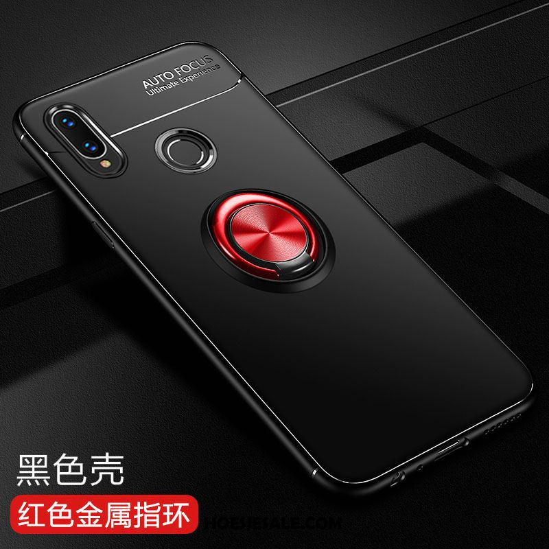 Huawei P Smart+ Hoesje Zwart Bescherming Zacht Mobiele Telefoon Hoes Goedkoop
