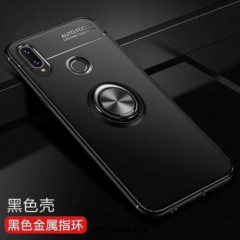 Huawei P Smart+ Hoesje Zwart Bescherming Zacht Mobiele Telefoon Hoes Goedkoop