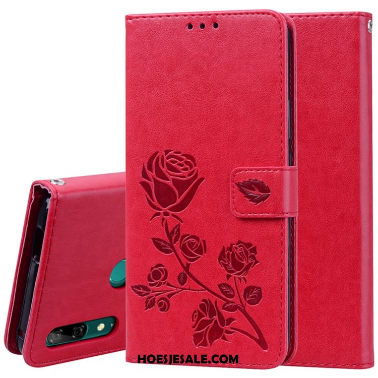 Huawei P Smart Z Hoesje Mobiele Telefoon Leren Etui Roze Kopen