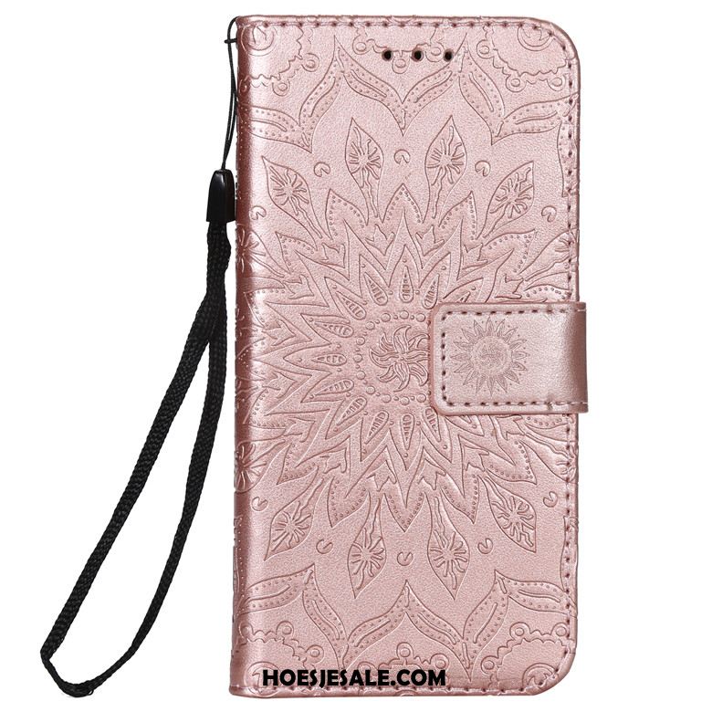 Huawei P Smart Z Hoesje Mobiele Telefoon Leren Etui Zon Folio Bloemen Online