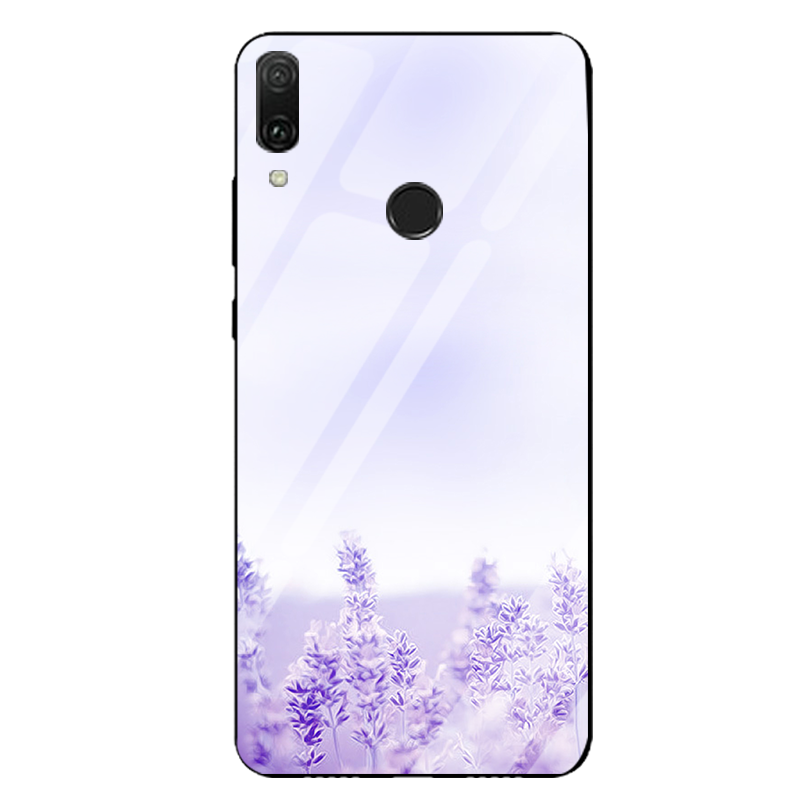 Huawei P Smart Z Hoesje Purper Landschap Glas Spiegel Anti-fall Online