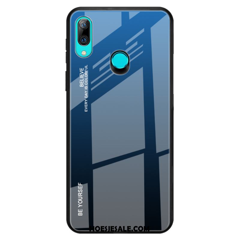 Huawei P Smart Z Hoesje Zacht Kleurverloop Glas Anti-fall Siliconen Sale
