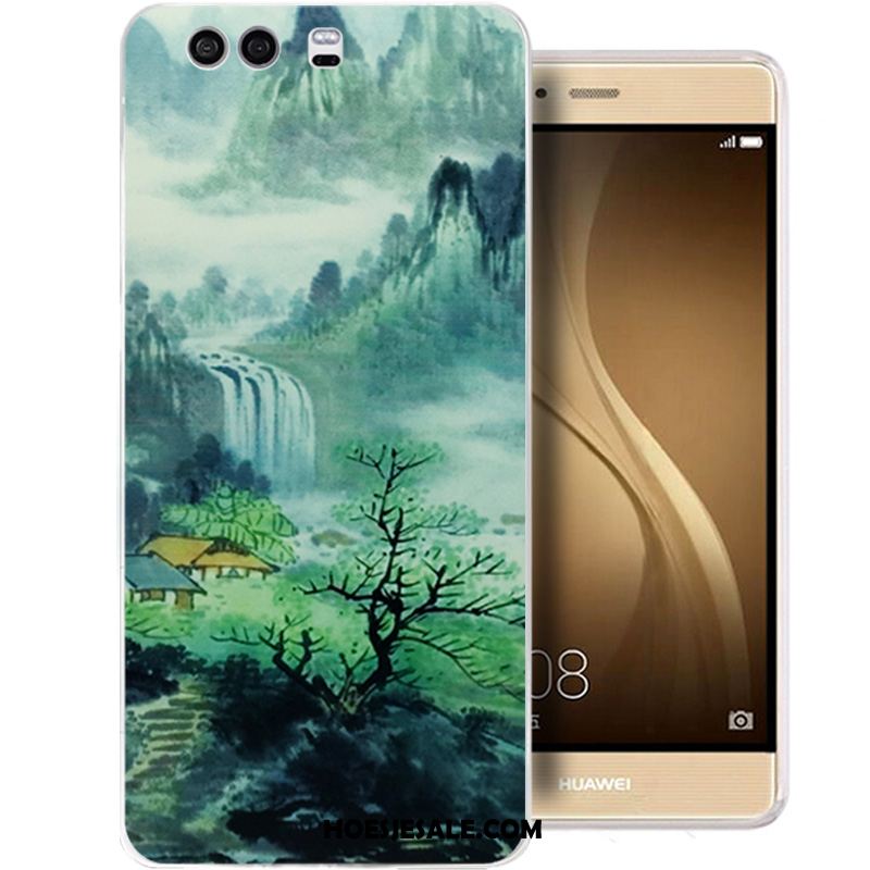 Huawei P10 Hoesje All Inclusive Lichtblauw Anti-fall Hoes Siliconen Goedkoop