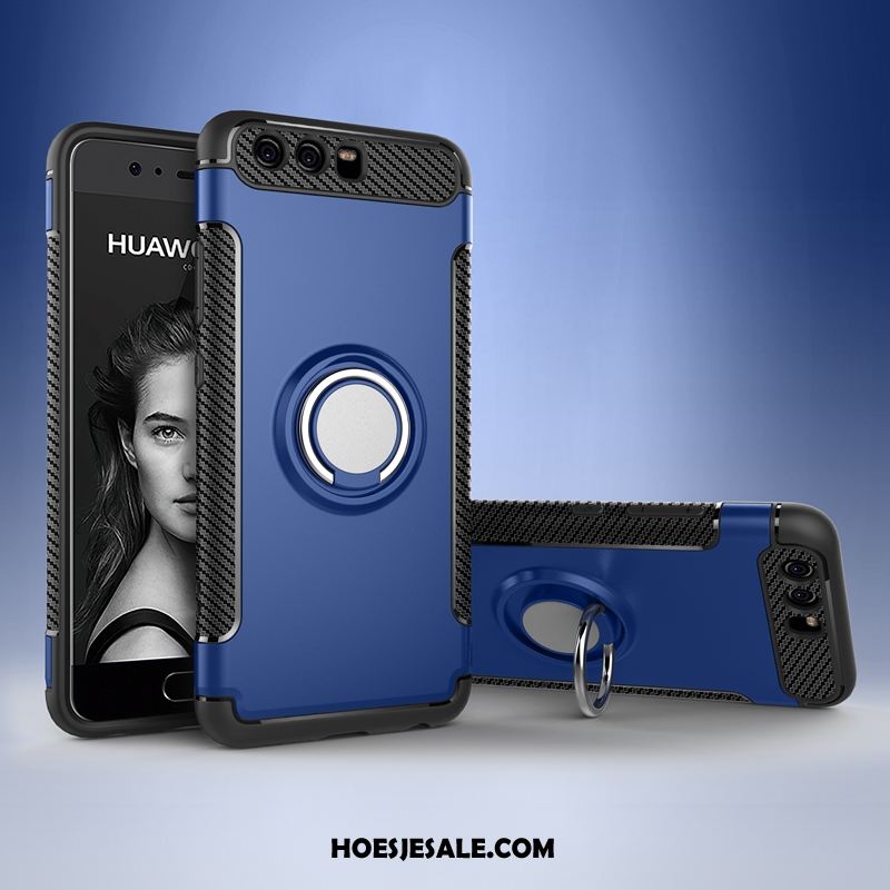 Huawei P10 Hoesje Blauw Zacht Mobiele Telefoon Hoes Skärmskydd Sale