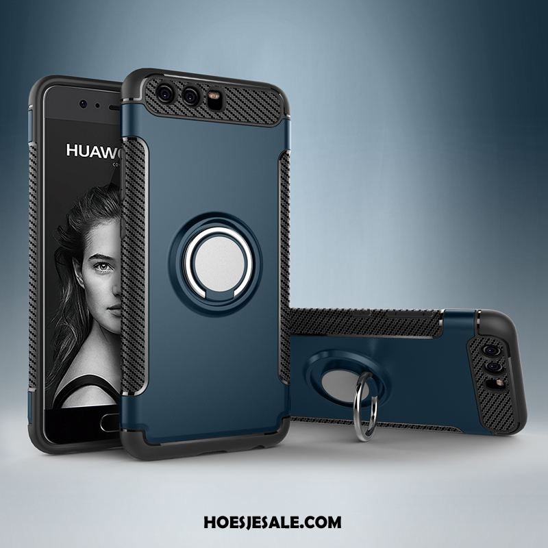 Huawei P10 Hoesje Blauw Zacht Mobiele Telefoon Hoes Skärmskydd Sale