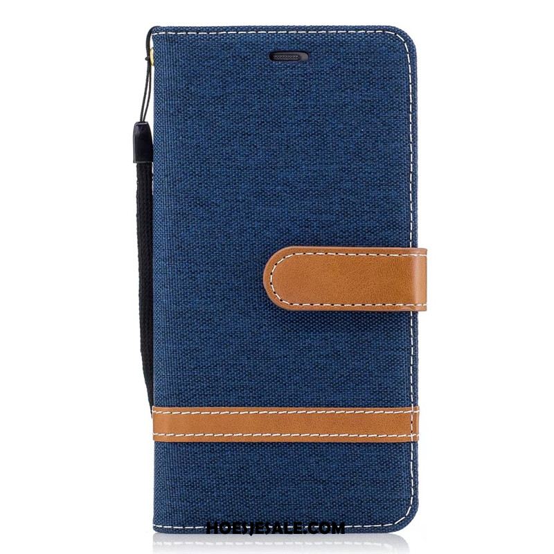 Huawei P10 Hoesje Hanger Hoes Portemonnee All Inclusive Denim Kopen