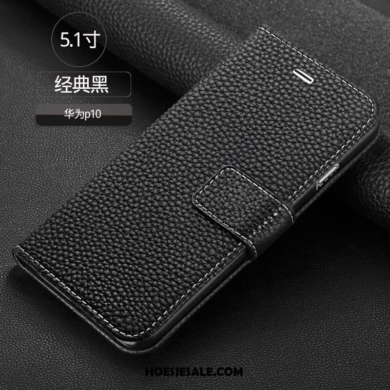 Huawei P10 Hoesje Hoes Bescherming Mobiele Telefoon Leren Etui Clamshell Goedkoop