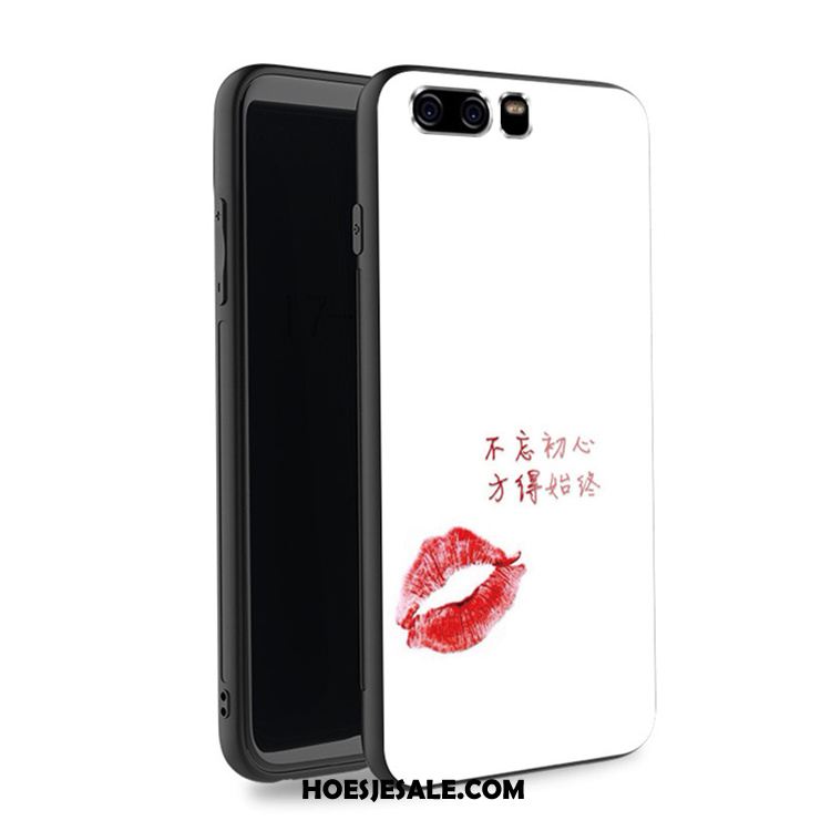 Huawei P10 Hoesje Hoes Roze Glas Mobiele Telefoon Anti-fall Kopen
