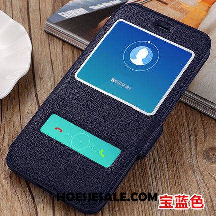 Huawei P10 Hoesje Leren Etui Open Het Venster Folio Mobiele Telefoon Anti-fall Sale