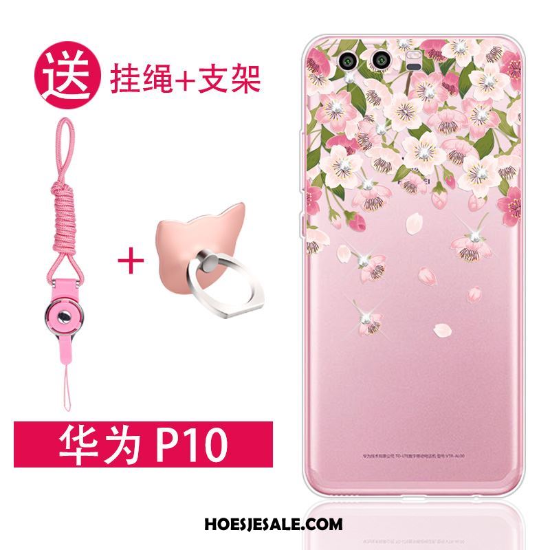 Huawei P10 Hoesje Met Strass Zacht Siliconen Hoes Mobiele Telefoon Korting