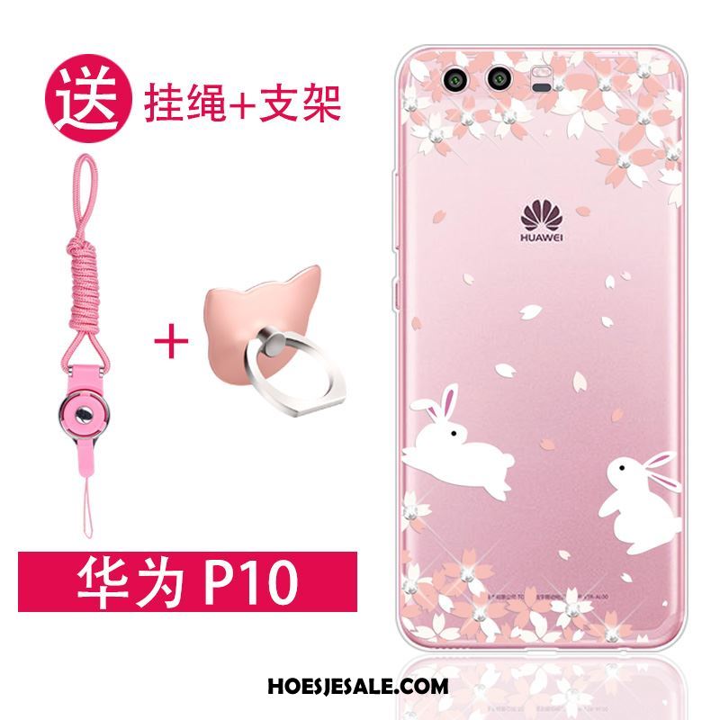 Huawei P10 Hoesje Met Strass Zacht Siliconen Hoes Mobiele Telefoon Korting