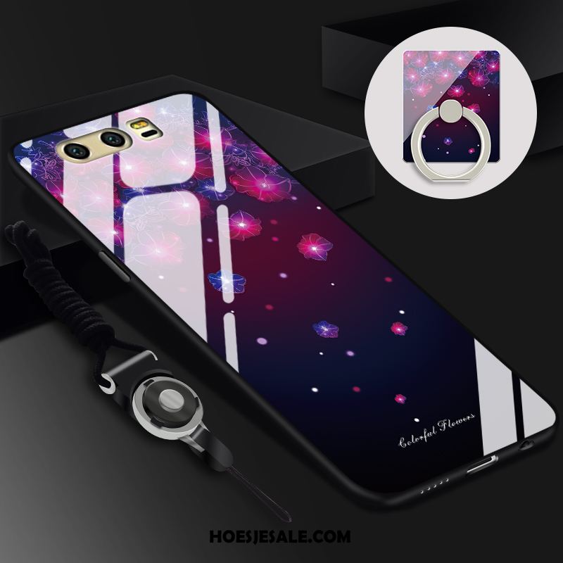 Huawei P10 Hoesje Mobiele Telefoon Hanger Anti-fall Hoes Zwart Korting