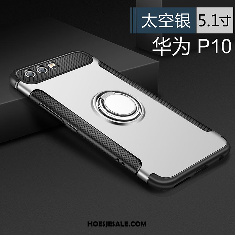 Huawei P10 Hoesje Mobiele Telefoon Hoes Zwart Ondersteuning Ring Kopen