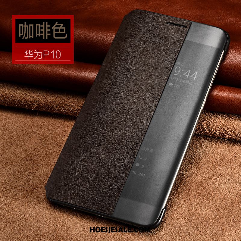 Huawei P10 Hoesje Mobiele Telefoon Leren Etui Vintage Folio Kopen