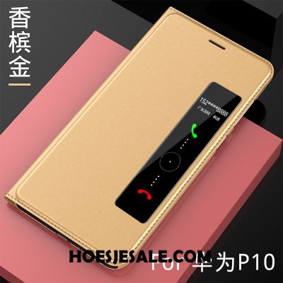 Huawei P10 Hoesje Winterslaap Leren Etui Mobiele Telefoon Hoes Bescherming Korting