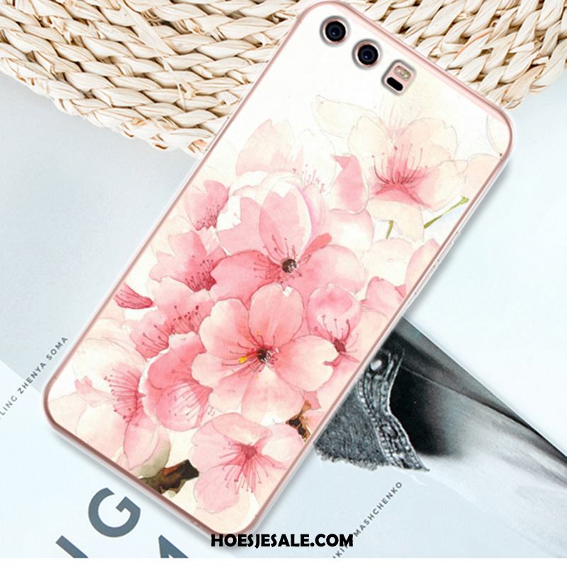 Huawei P10 Hoesje Zacht Roze Mobiele Telefoon Hoes Ondersteuning Korting